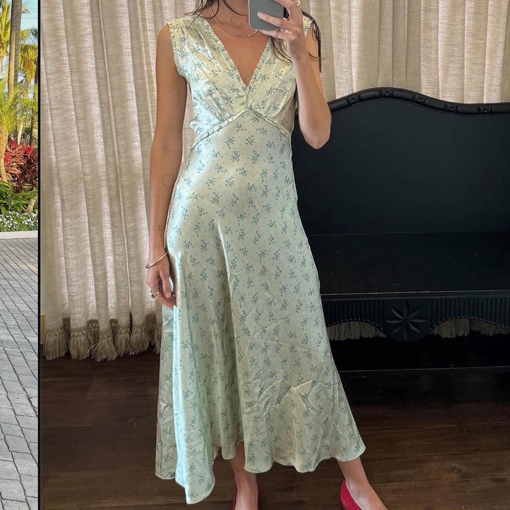 ISO Doen Tahlia Dress in Verte Hillside Heather